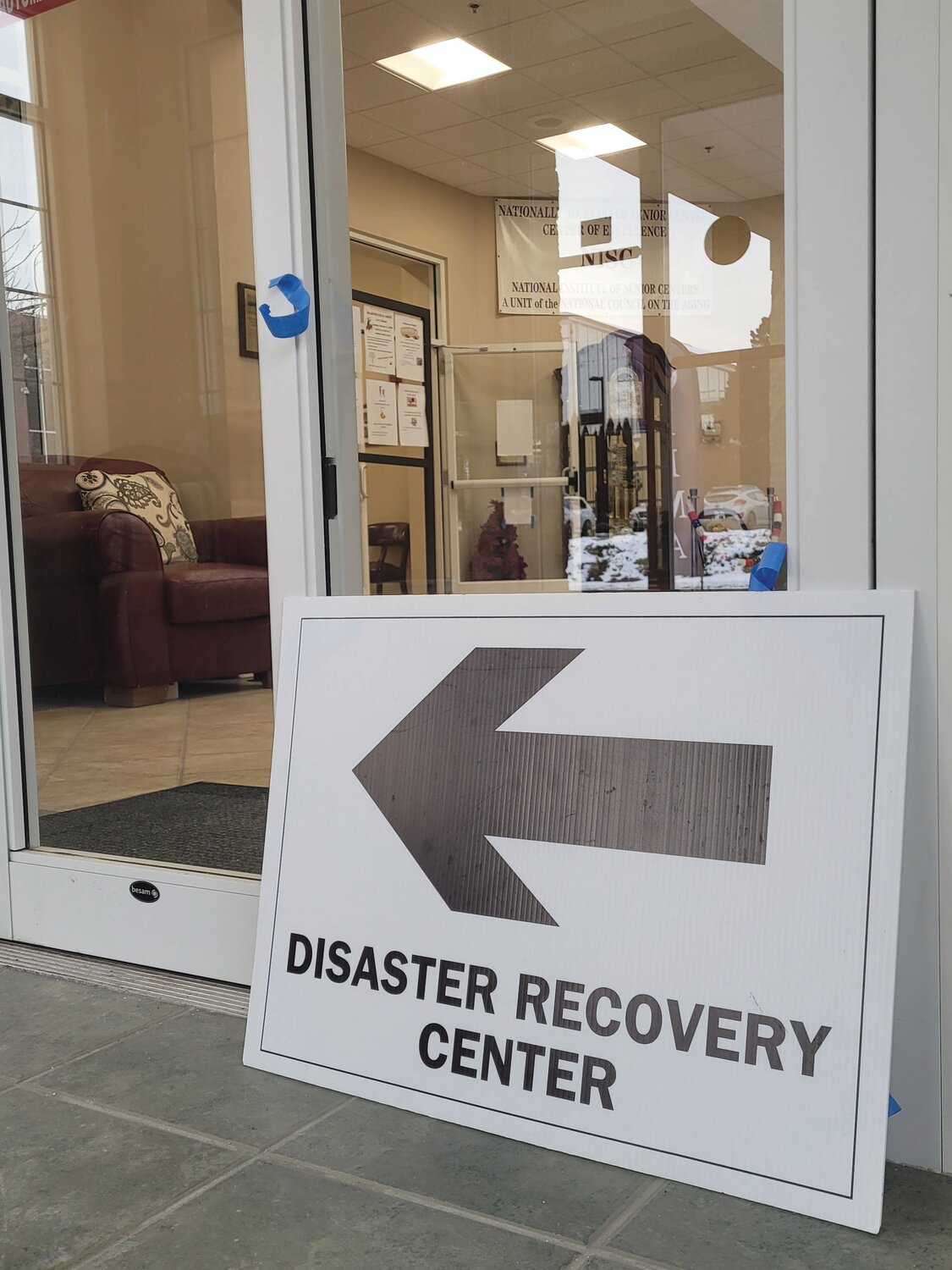 FEMA ARRIVES: Above, the Federal Emergency Management Agency (FEMA) has opened a disaster recovery center (DRC) in the Johnston Senior Center at 1291 Hartford Ave. The Johnston DRC hours of operation: Monday-Friday, 9 a.m. to 6:30 p.m.; Saturday 9 a.m. to 5 p.m.; and closed on Sunday.